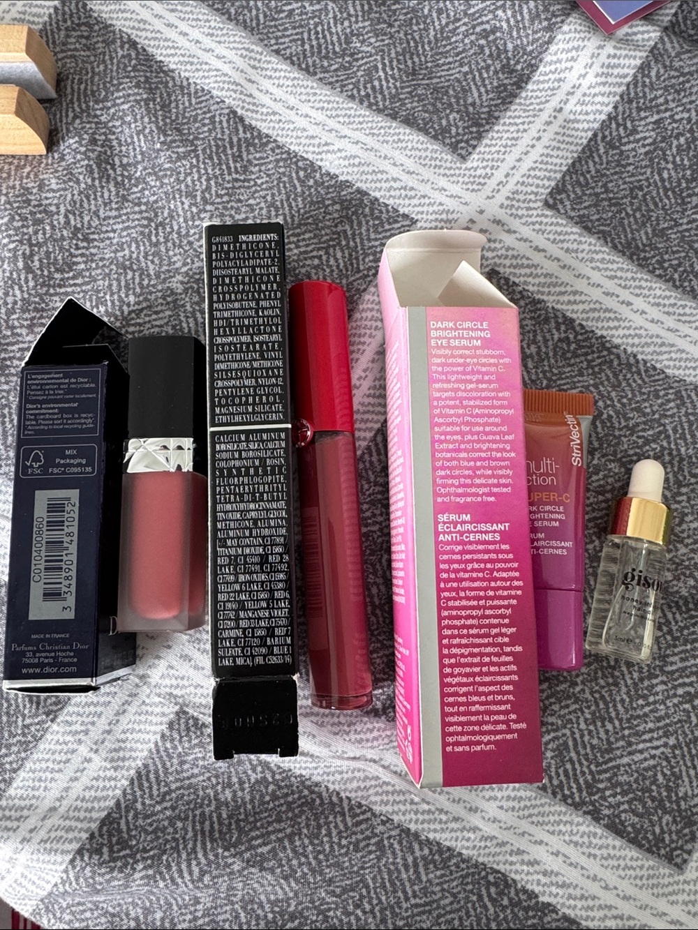 Luxury Beauty Bundle — Dior + Giorgio Armani + StriVectin + Gisou | 4 Items |